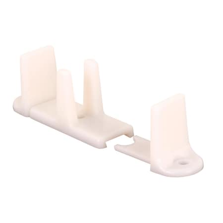Prime-Line Prime-Line 1.38 in. D X 3 in. L Matte White Nylon Door Guide 2 pc 163236